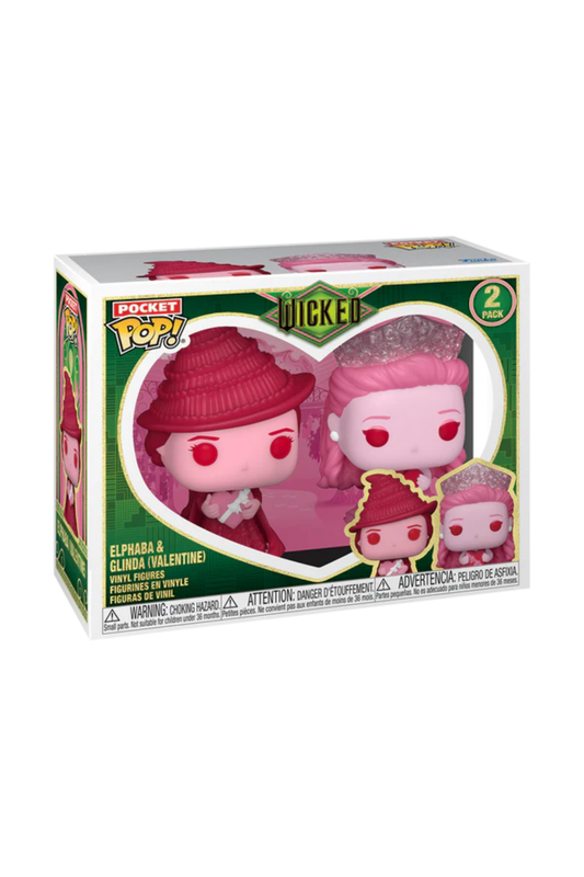Funko Pocket Pop Valentines 2 Pack Elphaba & Glinda (Valentine)