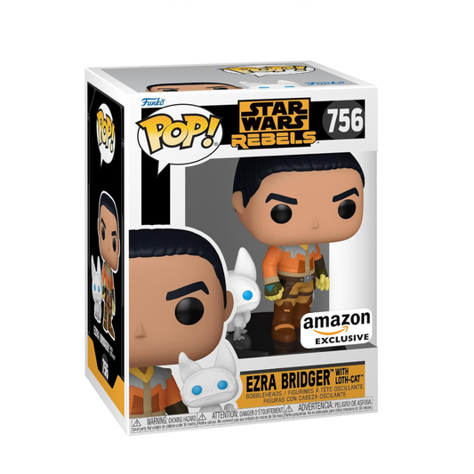 Funko Pop & Buddy Disney Star Wars Rebels – Ezra Bridger With Loth Cat Special Edition No:756