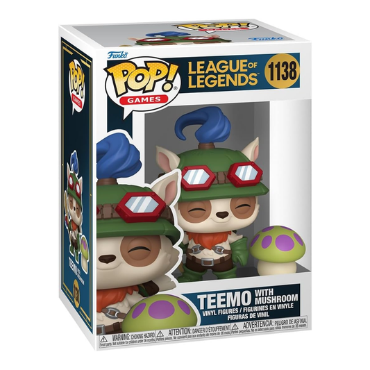 Funko Pop! & Buddy: LoL - Teemo with Shroom - League of Legends
