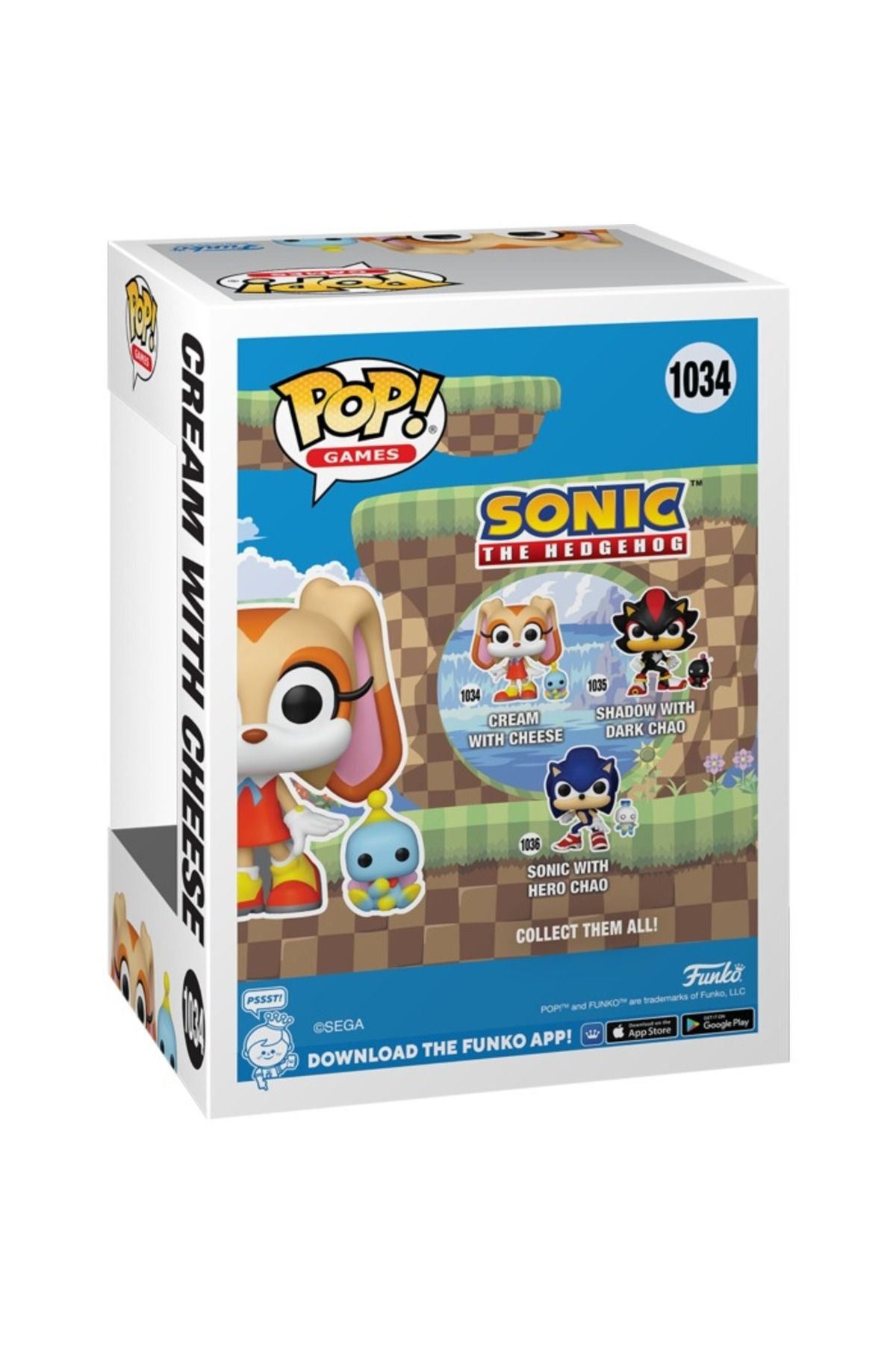 Funko POP & Buddy: Sonic The Hedgehog - Cream w/Cheese