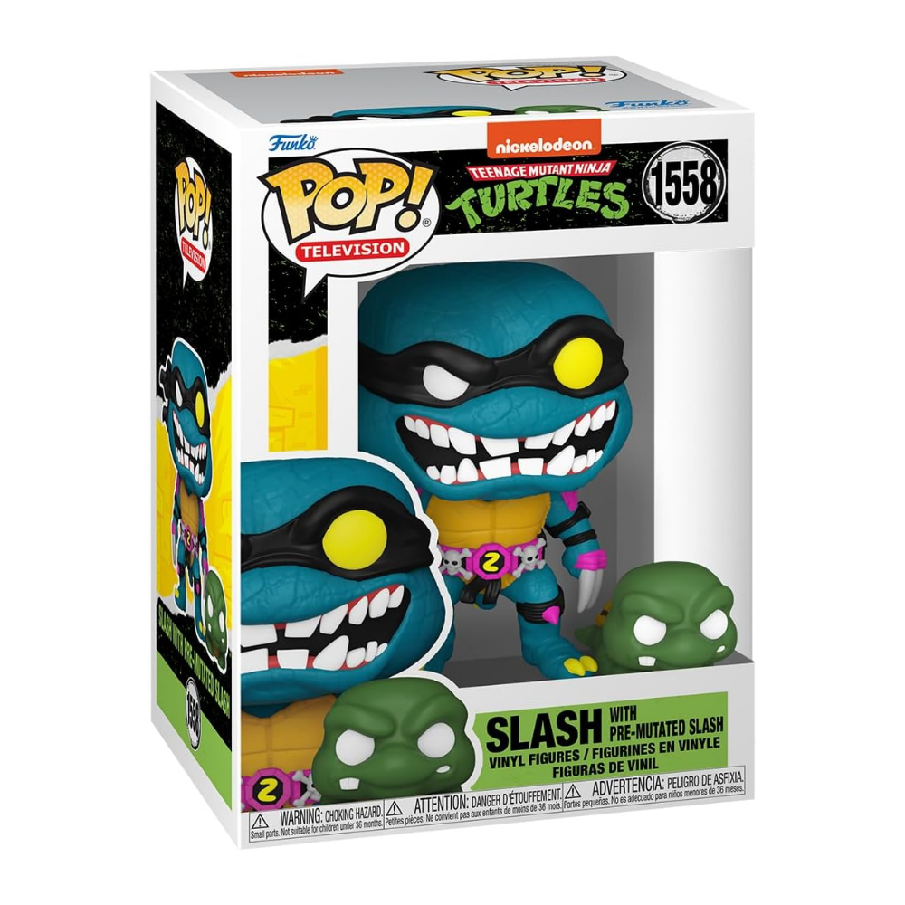 Funko POP & Buddy TMNT Slash & Pre-Mutated Turtle Slash