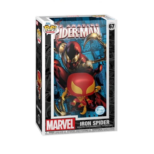 Funko Pop Comic Cover Marvel The Amazing Spider-Man - Iron Spider Special Edition