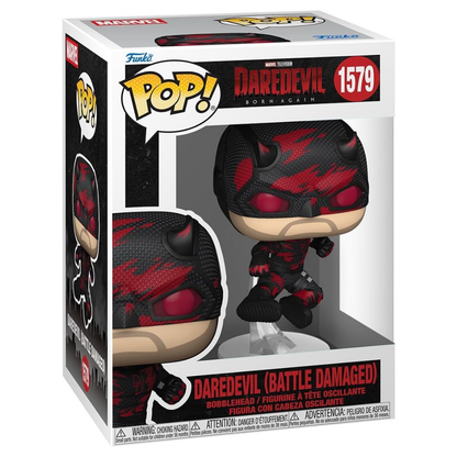 Funko Pop Daredevil Born Again Daredevil Battle Damaged