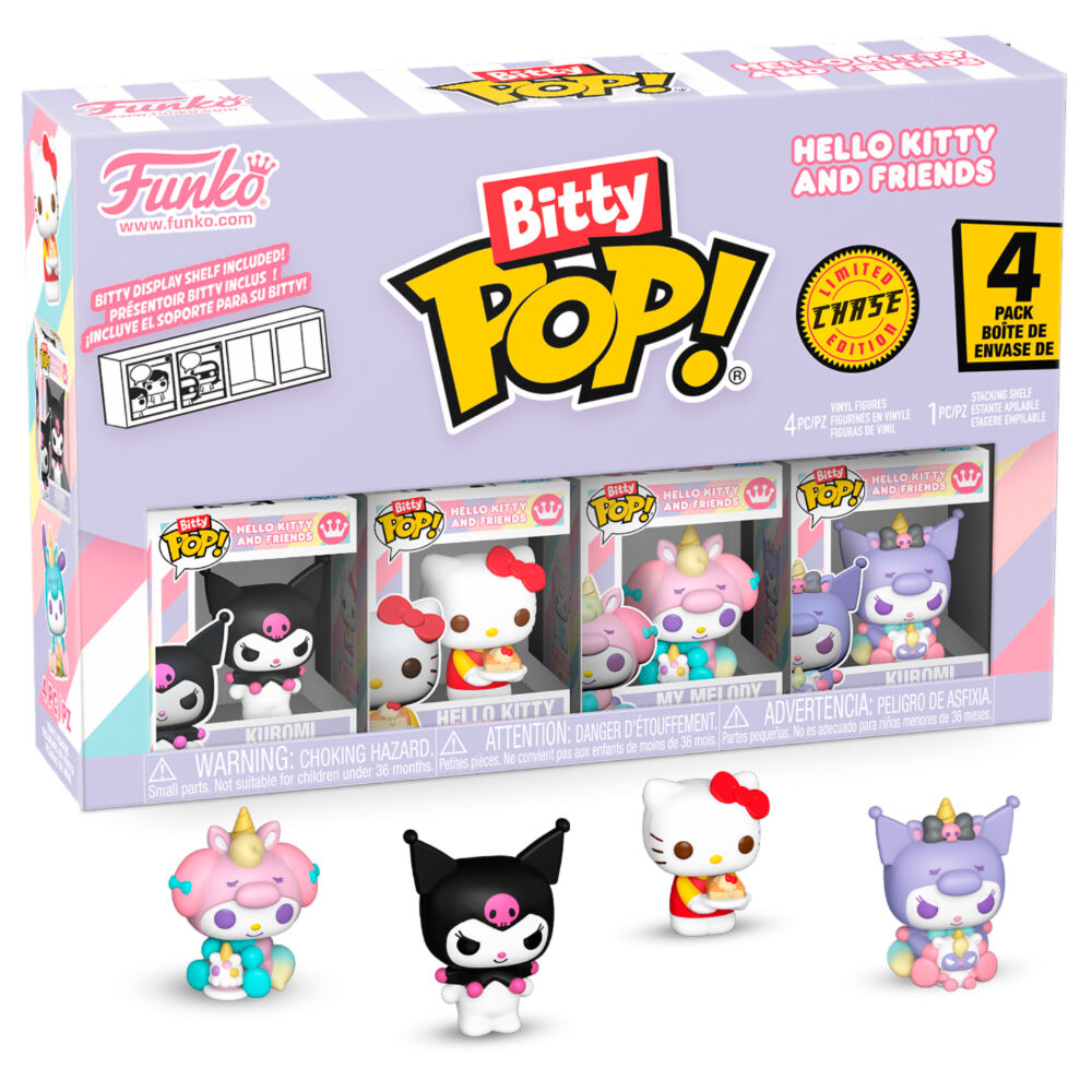 Funko Bitty POP: Sanrio- Kuromi 4'lü Paket