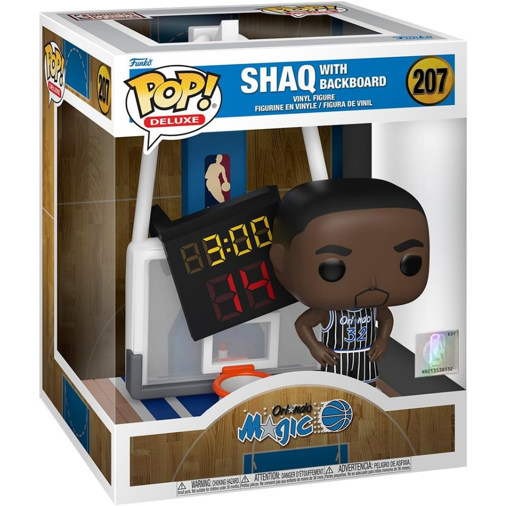 Funko Pop Delux Nba Legends Sports - Shaq W/backboard No:207