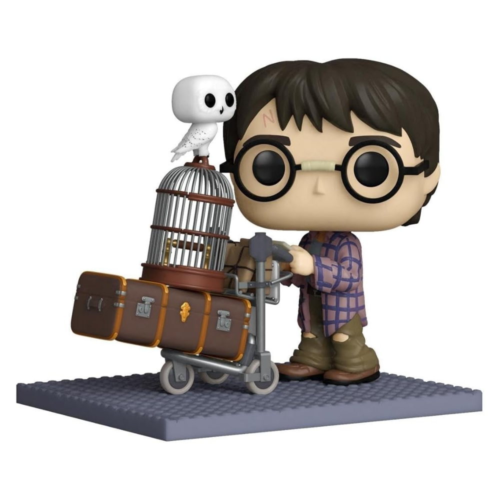 Funko POP Deluxe Harry Potter: HP Anniversary- Harry Pushing Trolley