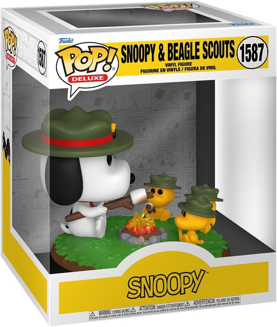 Funko Pop Deluxe Snoopy & Beagle Scouts 50th Anniversary - Snoopy With Ws Camping No:1587