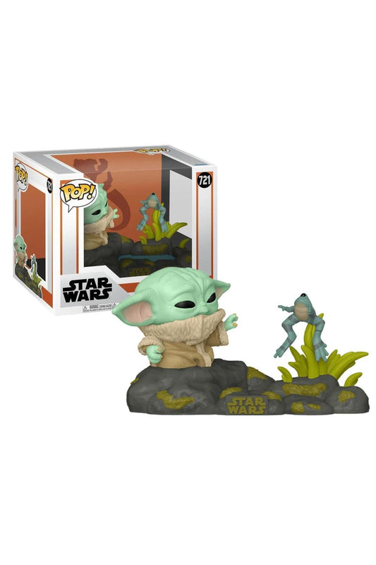Funko POP Deluxe: The Mandalorian – Din Grogu w/Frog