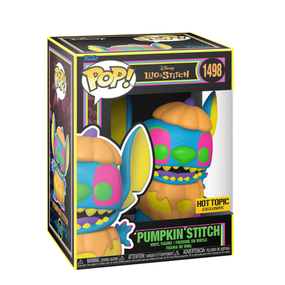 Funko Pop Disney Lilo And Stitch - Pumpkin Stitch Blacklight Special Edition No:1498