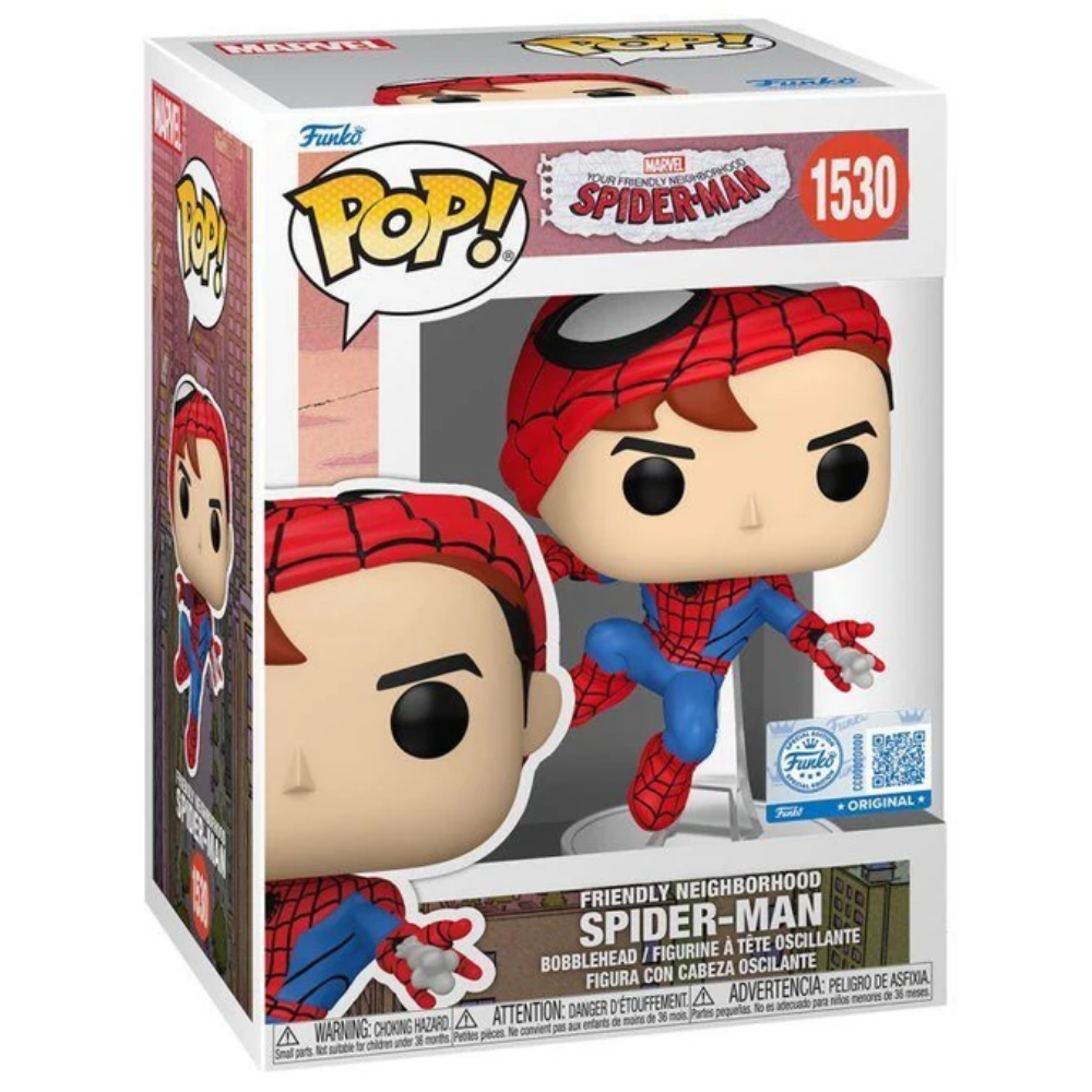 Funko Pop Friendly Neighborhood Spider-Man (Unmasked) 1530