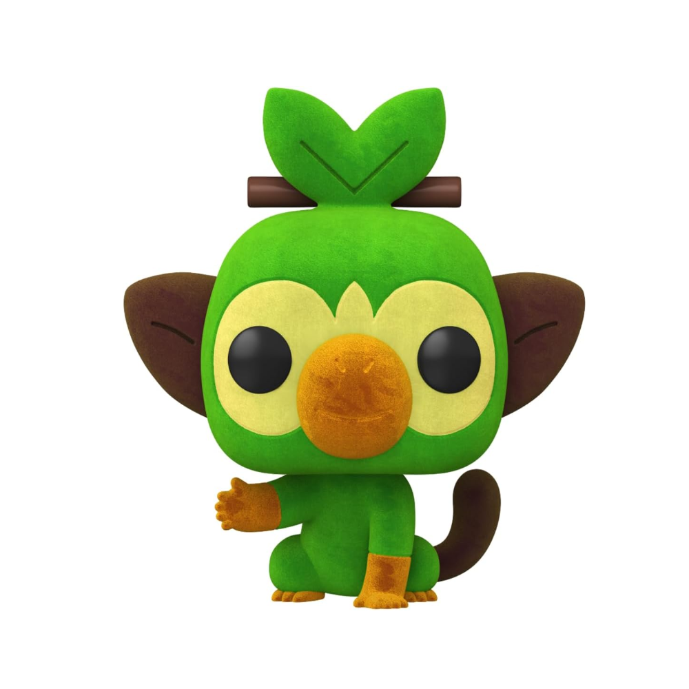Funko Pop Games Pokemon - Grookey (flocked) (special Edition) No:957