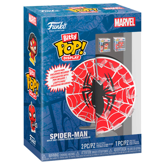 Funko Bitty POP Display: Marvel- Spider-Man Web