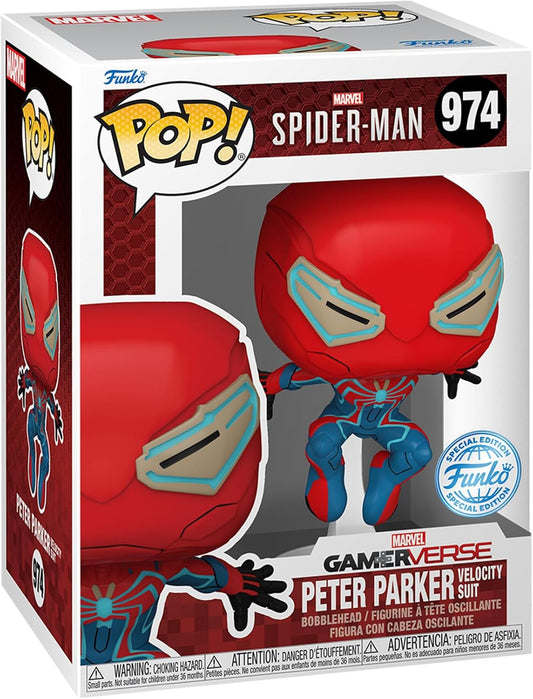 Funko POP Games: Spider-Man 1- Peter Parker (Velocity Suit) Exclusive