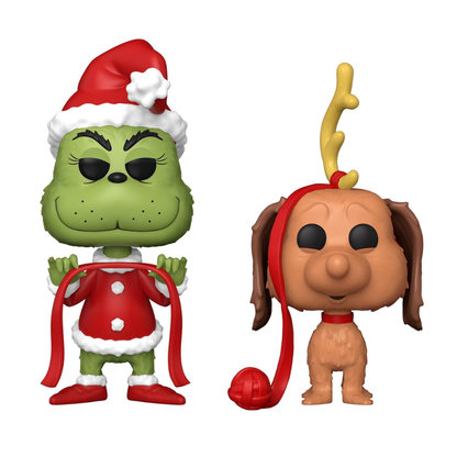 Funko Pop Grinch and Max 2 Pack