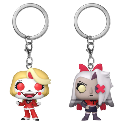 Funko Pop Hazbin Hotel Charlie & Vaggie 2 Pack Keyring