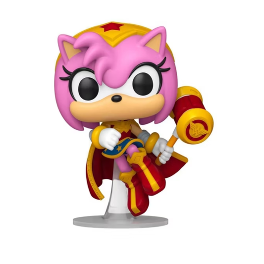 Funko POP Heroes : Amy Rose/Wonder Woman - Sonic Special Edition