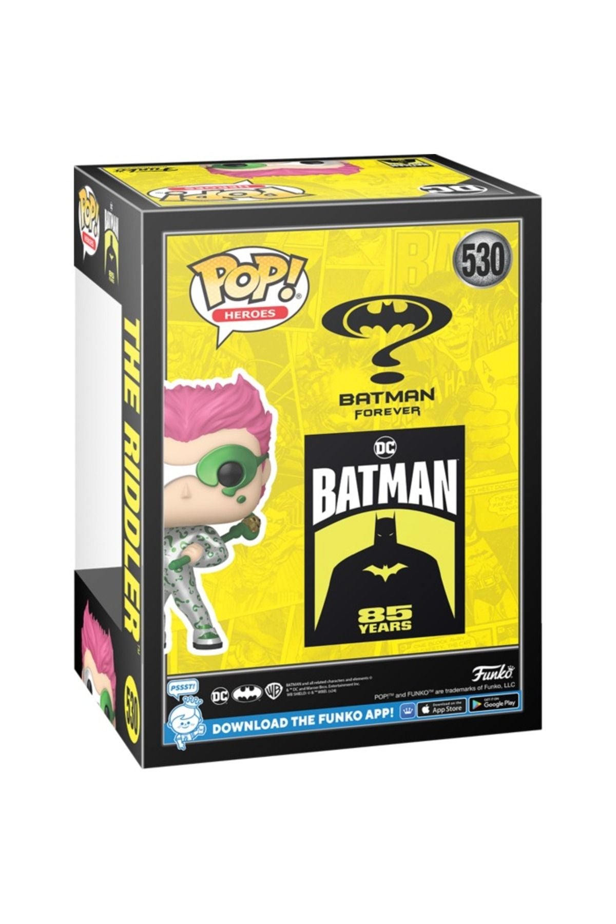 Funko Pop Heroes Dc Batman Forever - The Riddler Metallic No:530
