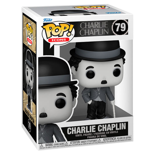 Funko Pop Icons Charlie Chaplin - Charlie Chaplin No:79