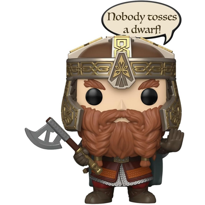 Funko Pop Lord of the Rings Gimli (Nobody Tosses a Dwarf) No:2028