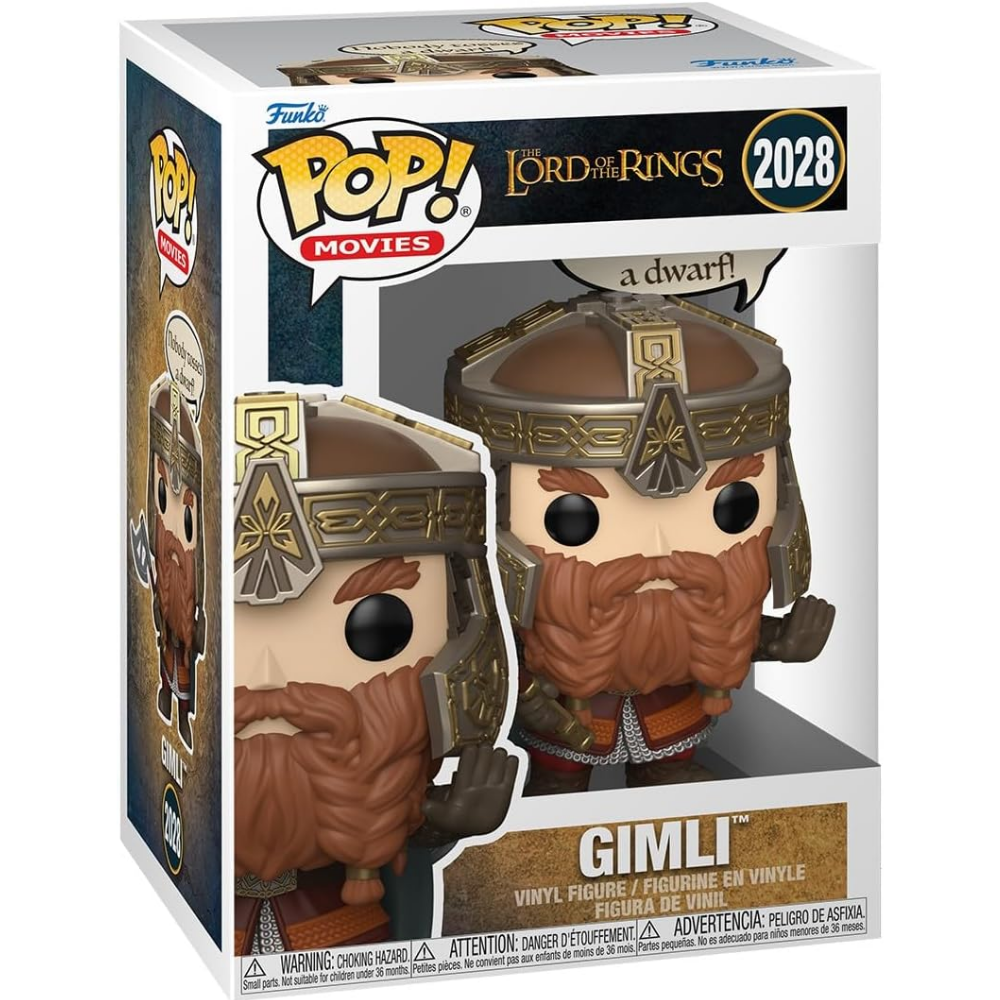 Funko Pop Lord of the Rings Gimli (Nobody Tosses a Dwarf) No:2028
