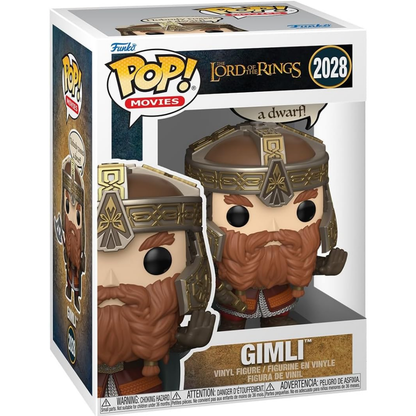 Funko Pop Lord of the Rings Gimli (Nobody Tosses a Dwarf) No:2028