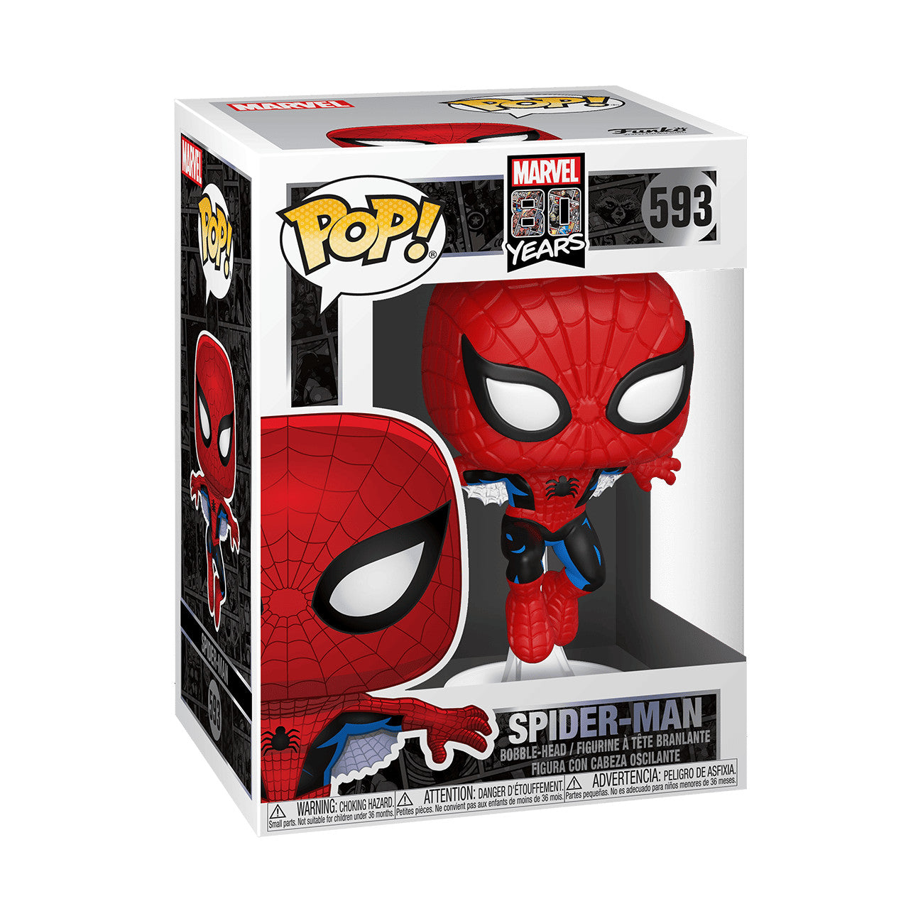 Funko Pop Marvel 80 Years Spider-Man First Appearance No:593