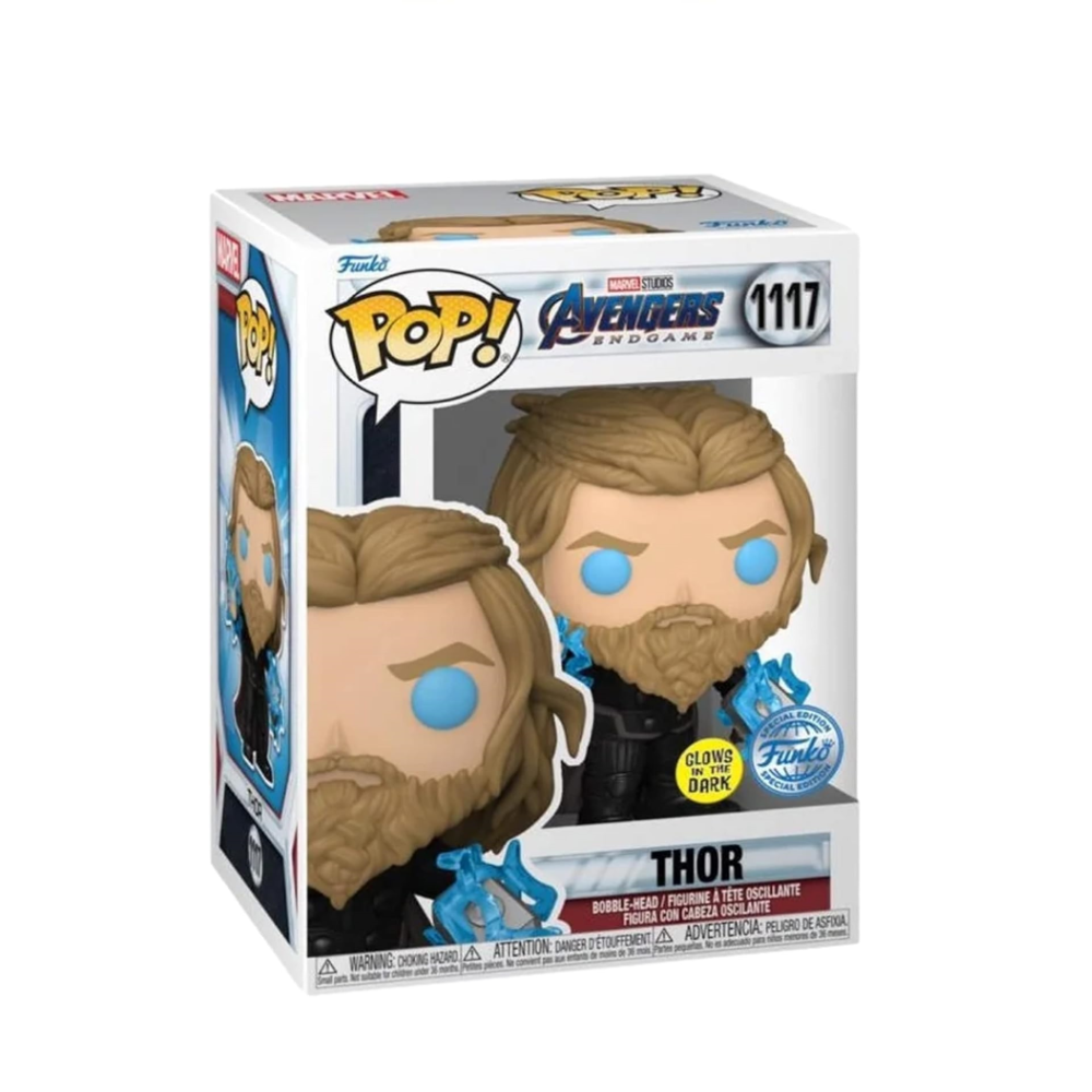 Funko Pop Marvel Avengers: Endgame – Thor With Thunder (Glows in the Dark) Special Edition