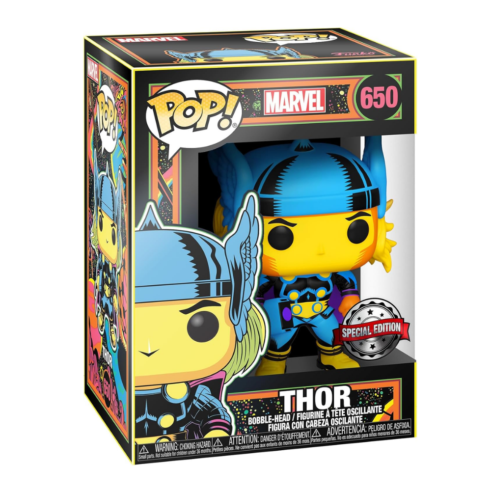 Funko POP - Marvel Black Light Thor Special Edition