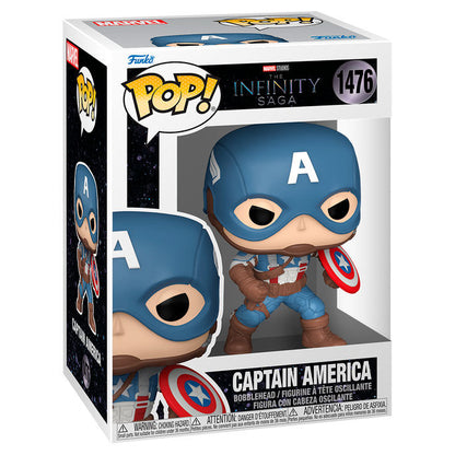 Funko Pop Marvel The Infinity Saga - Captain America The First Avenger No:1476 Bobble-Head