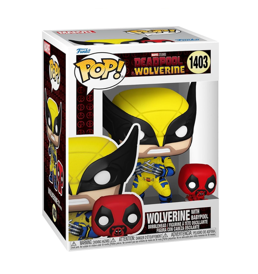 Funko POP Marvel Deadpool 3 S2- Wolverine w/ Babypool