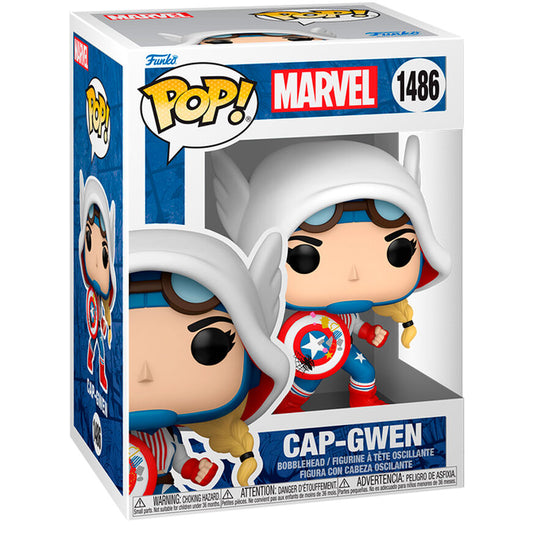 Funko POP Marvel: Gwen Stacy - Captain America Gwen