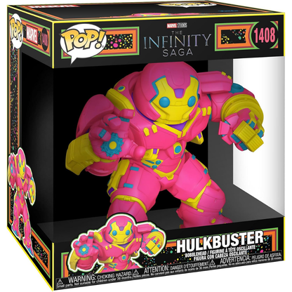 Funko Pop Marvel: Hulkbuster (black Light) Jumbo 10" 25 Cm