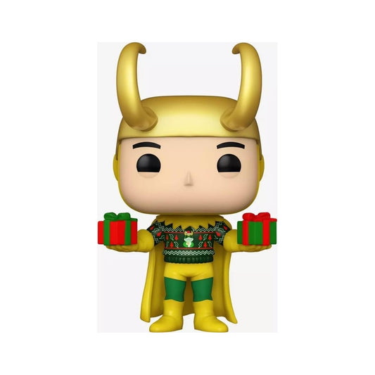 Funko Pop Marvel: Loki With Sweater Metallic Special Edition No:1322 Bobble Head