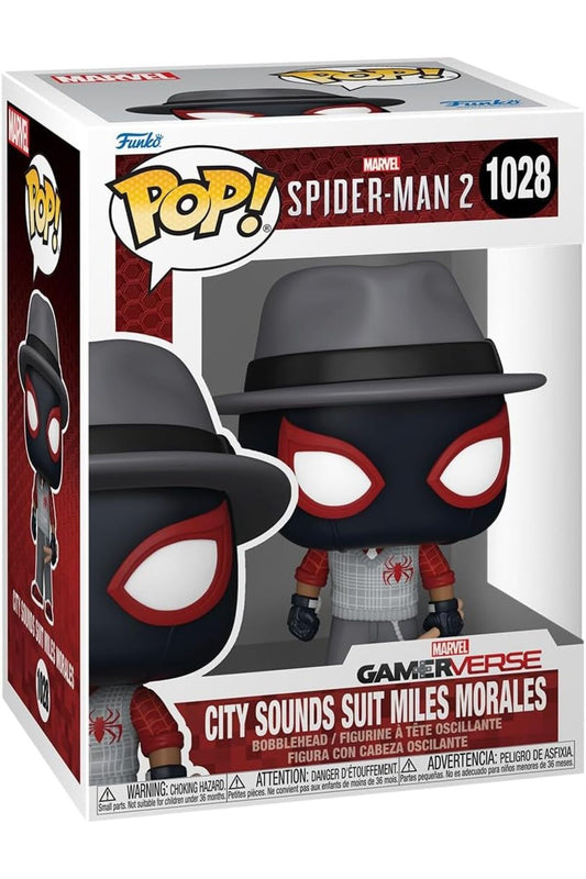 Funko Pop Marvel Spider Man 2 Game Verse - City Sounds Suit Miles Morales No:1028