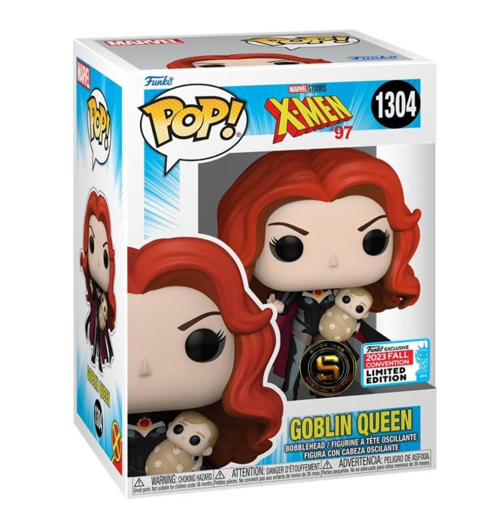 Funko Pop Marvel X-Men 97' - Goblin Queen Convention Limited Edition No:1304 Bobble-Head