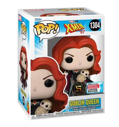 Funko Pop Marvel X-Men 97' - Goblin Queen Convention Limited Edition No:1304 Bobble-Head