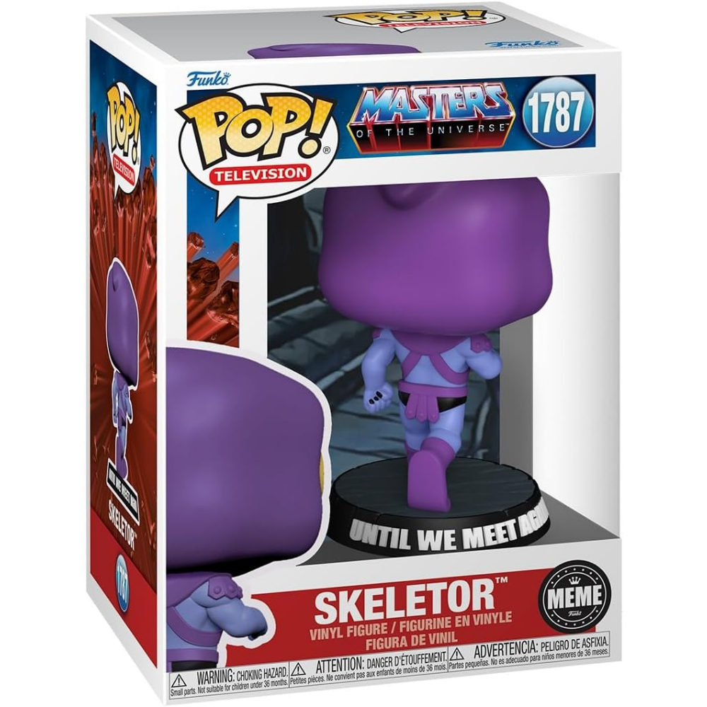 Funko Pop Masters Of The Universe Meme - Skeletor Running Away No:1787