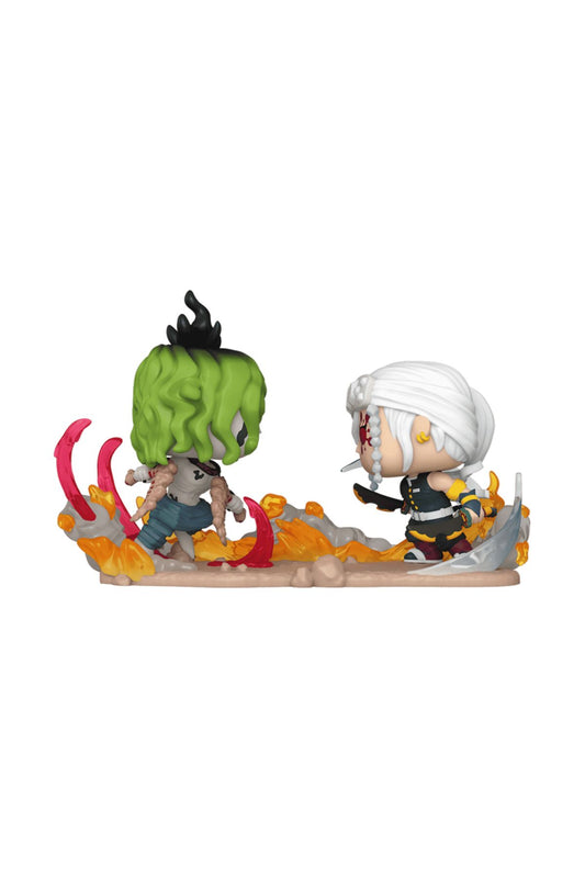 Funko Pop Moment Demon Slayer - Tengen Uzui Vs Gyutaro No:1753