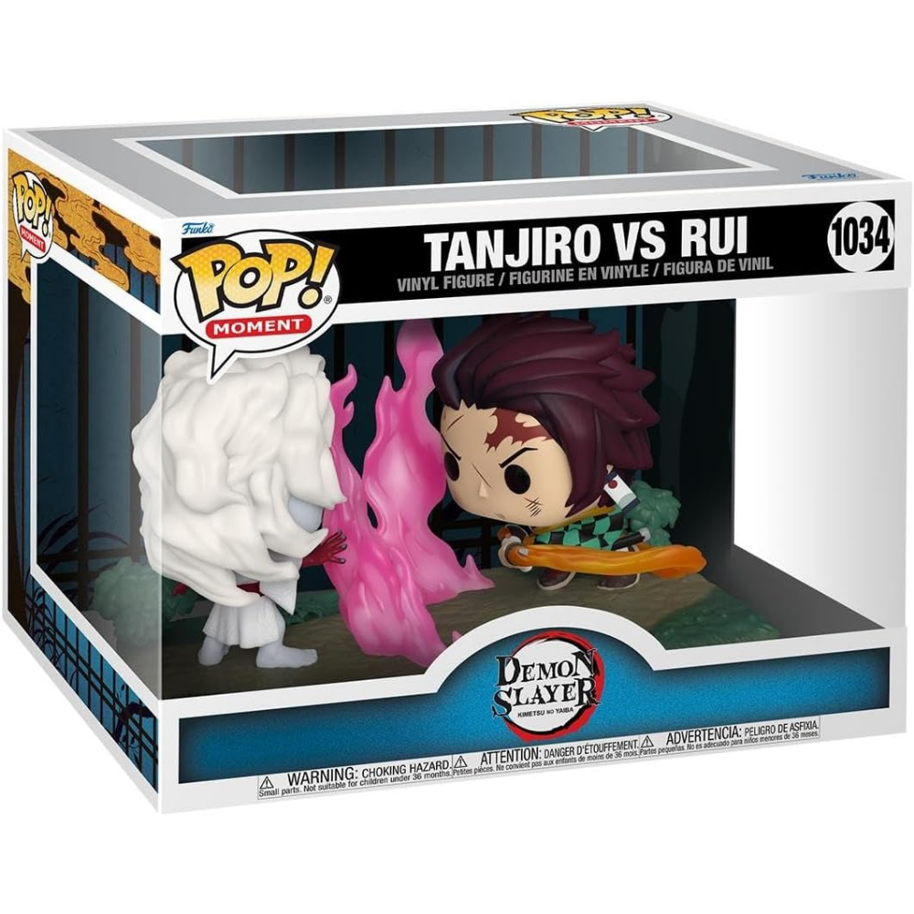 Funko Pop Moments: Demon Slayer - Tanjiro Vs Rui No:1034