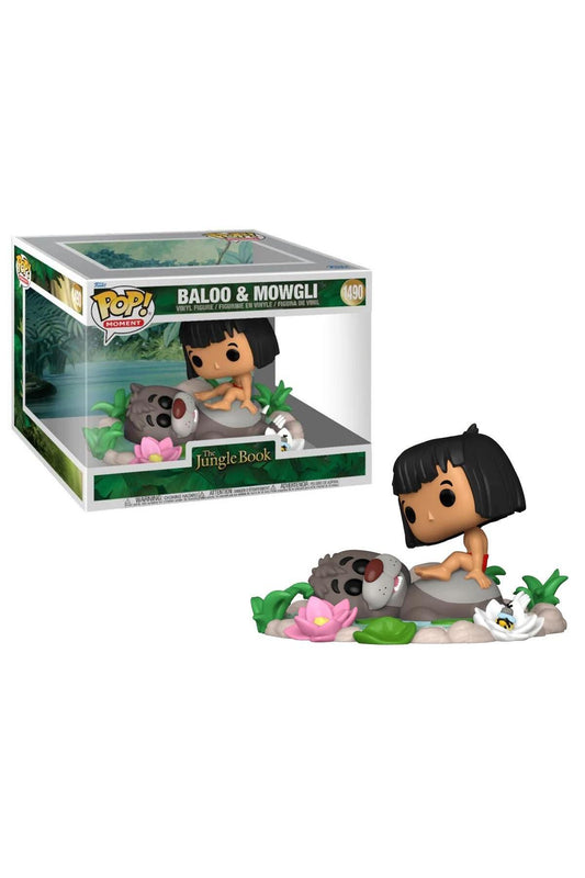 Funko Pop Moments The Jungle Book - Baloo & Mowgli No:1490