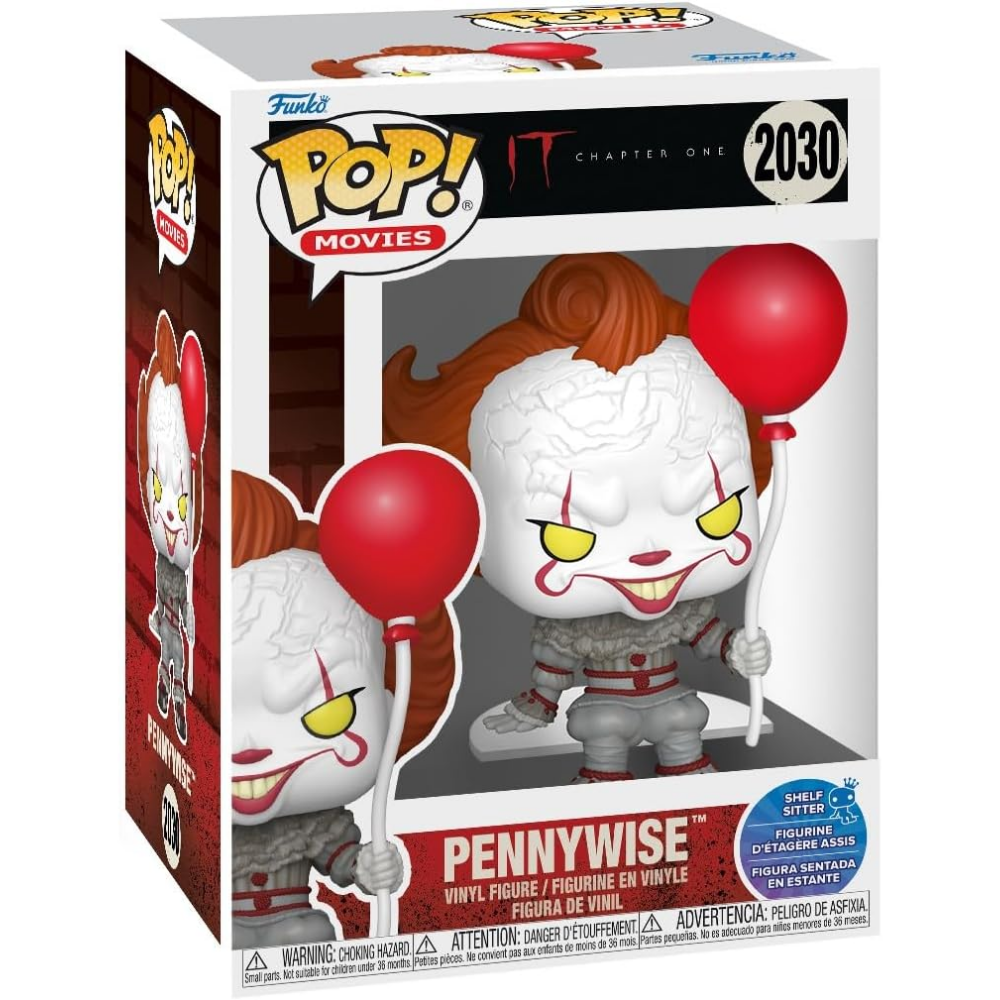 Funko Pop Movies IT Pennywise with Balloon (Shelf Sitter) No:2030
