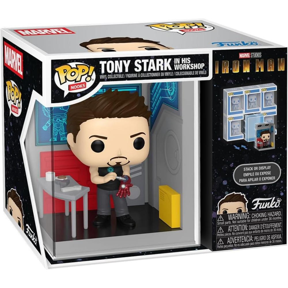 Funko Pop Nooks : Marvel Tony Stark in his Workshop Iron Man