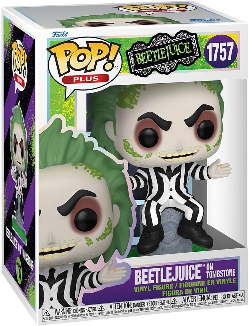 Funko Pop Plus Beetlejuice - Beetlejuice On Tombstone No:1757