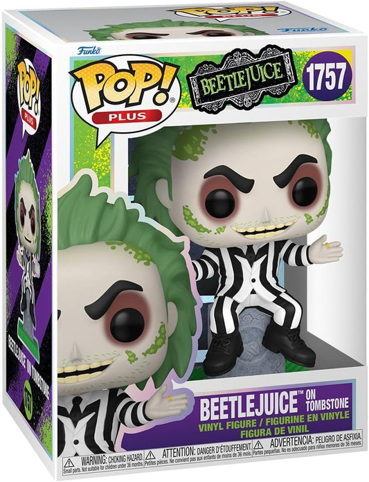 Funko Pop Plus Beetlejuice - Beetlejuice On Tombstone No:1757