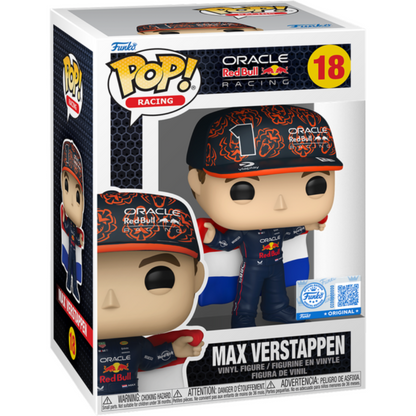 Funko Pop Racing: Max Verstappen With Flag