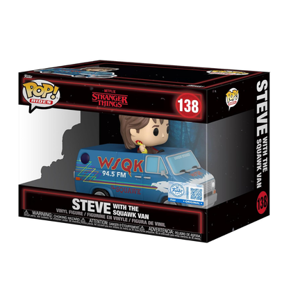 Funko Pop Rides Deluxe: Stranger Things Steve With Squawk Van