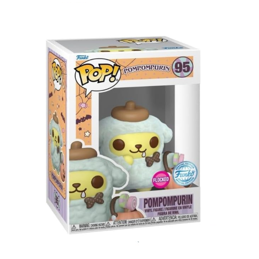 Funko Pop Sanrio Hello Kitty - Pompompurin With Busket (flocked) (special Edition) No:95