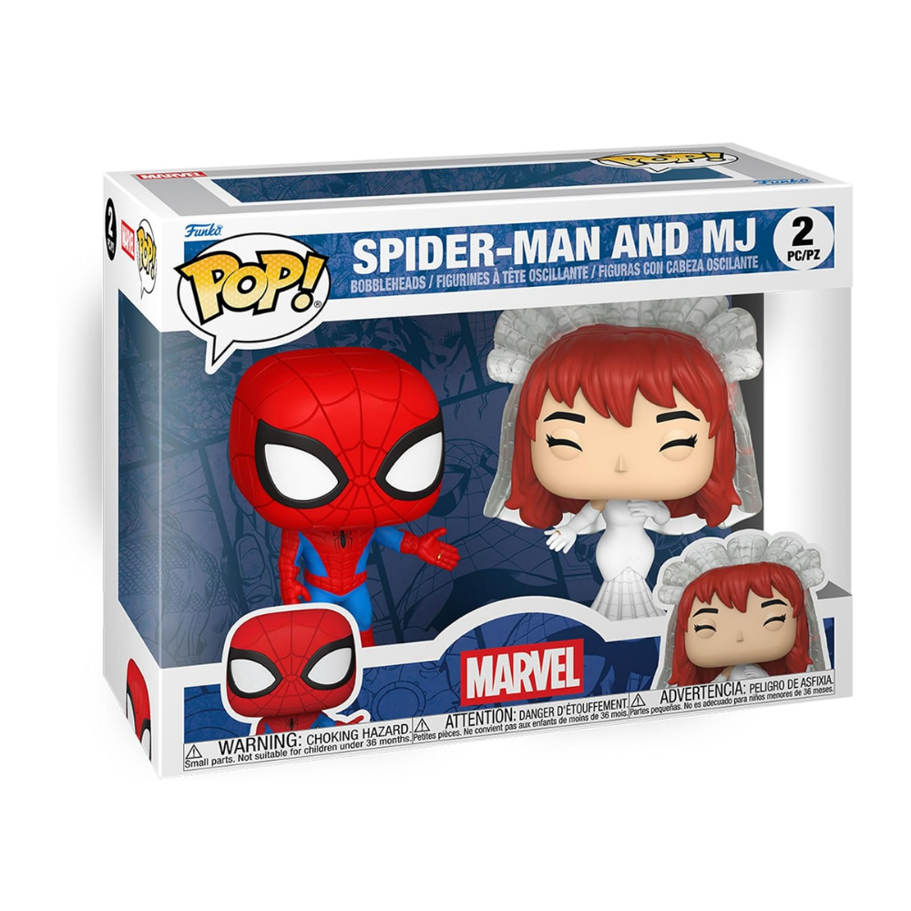 Funko Pop Spider-Man and MJ Wedding 2 Pack