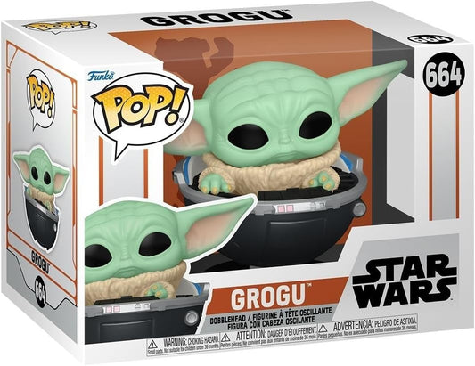 Funko POP Star Wars: Mandalorian – Grogu w/Prama