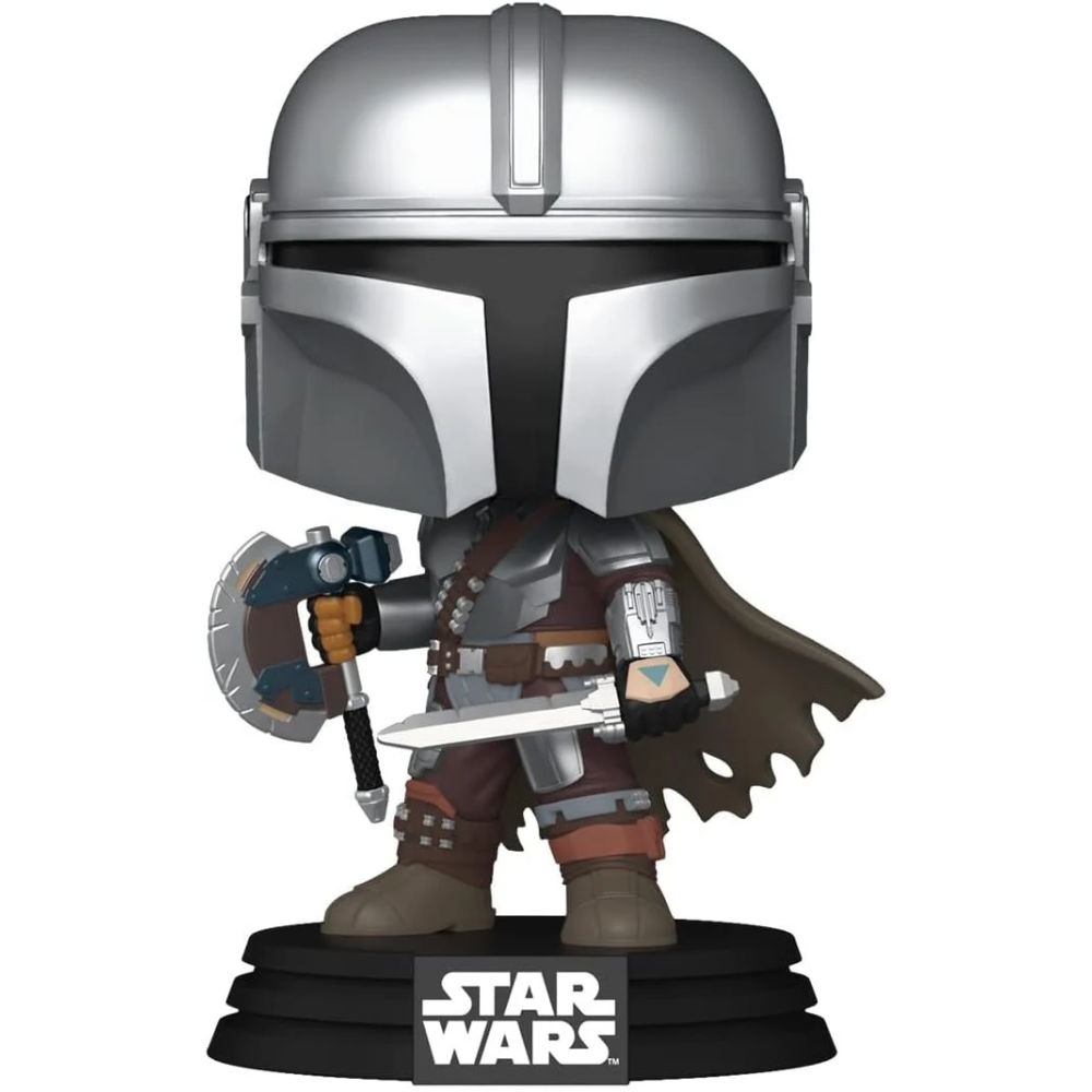 Funko Pop! Star Wars: The Mandalorian and Grogu - The Mandalorian (Dual Wield)